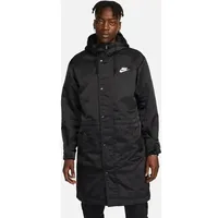 NIKE Herren Unterjacke M NK CLUB STADIUM PARKA, Größe XXL in Weiß BLACK/WHITE
