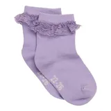 MINYMO Kinder Socken "Ankle Sock w. Lace" in Lila | Gr.: 31-34