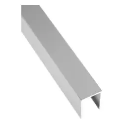 Tjörn -Serie Alu-Abdeckleiste, U-Profil 24,8 x 40 x 1761 mm, silber