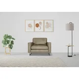 Home Affaire Loveseat Pinto Mikrofaser 105 x 85 x 97 cm Beige