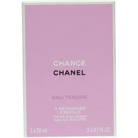 Chanel Chance Eau Tendre Eau de Toilette Nachfüllung 3 x 20 ml