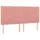 vidaXL Boxspringbett mit Matratze & LED Rosa 180x200 cm Samt