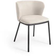 Kave Home 2er Set Kave Home Stuhl Ciselia Stoff Beige