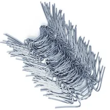 DEUBA Gewächshausklammern rostfrei 50 Stück Hohlkammerplatte Befestigung Gewächshäuser Gewächshausklemmen Zubehör