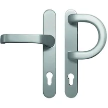 Meeth Haustürgarnitur abgerundet Silber Nr. 325