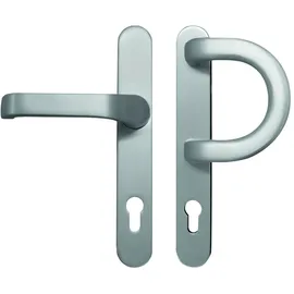 Meeth Haustürgarnitur abgerundet Silber Nr. 325