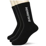 Salomon 3 paar socken salomon everyday crew schwarz unisex - 42-44