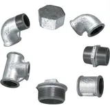 feueranker® Temperguss Fittings Zink Reduzierstück