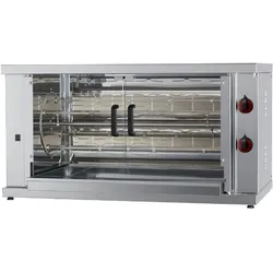 Planetarischer hähnchengrill mit gasbetrieb 4 schwerter = 20/24 hühner - 1230x620x640 mm - 14 Kw + 220 W 230/1V - 5320P042 Eurast