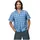 Marmot Kurzarmhemd Rain Cloud Windowpane Blau S