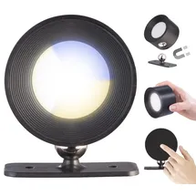 Lunartec CCT-LED-Wandlampe (schwarz)