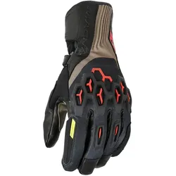 Macna Brawler RTX, Handschuhe wasserdicht - Beige/Schwarz/Rot - XL