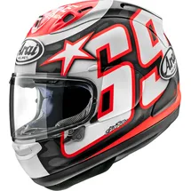 Arai Helmet Arai Rx-7v Evo Hayden Reset, Integralhelm - Schwarz/Weiß/Rot / XS