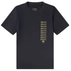 Cruyff für Herren. CA251013 Impressum T-shirt schwarz (M), Lässig, Baumwolle, Kurzarm