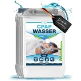 5L Qindoo CPAP Wasser für Luftbefeuchter I Sauerstoff-Geräte, Inhalator, bi destilliertes Wasser für medizinische Zwecke CPAP (5 Liter)