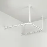 pba Duschvorhangstange U-Form 1000 cm