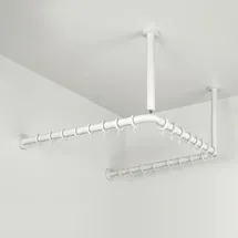 pba Duschvorhangstange U-Form 1000 cm