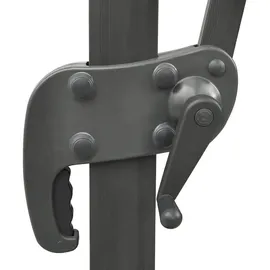 vidaXL Ampelschirm mit Lüftung 300 x 300 cm azurblau