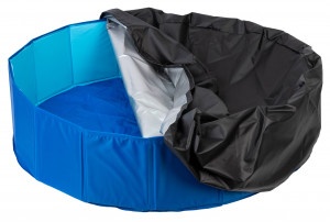 Afdekhoes voor zwembad voor de hond  XL 160 cm - Blauw