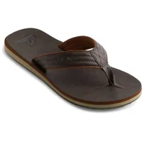 QUIKSILVER Herren Carver Nubuck - Sandals For Mens Zehentrenner, Braun Demitasse Solid 44