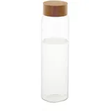 Andrea House Glasflasche mit Bambusdeckel 1 l