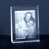 MyPrezzie 2D Glasfoto - Ihr Foto im Glas gelasert - Fotogeschenk aus Glas mit Dein Foto (105 x 80 mm (Quer))