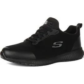SKECHERS Squad Sr Myton Sneaker, Black Textile Synthetic, 42