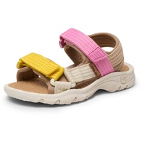 bisgaard - Klett-Sandalen Nico in yellow/pink, Gr.29,