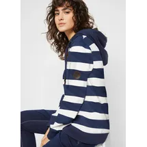 bonprix Kapuzensweatshirt Gestreift Blau 36/38