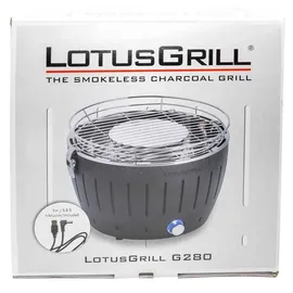 Lotusgrill Holzkohlegrill S tiefblau inkl. USB Anschluss