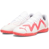 Puma Future Play IT Jr Fussballschuh, White Fire Orchid, 35