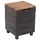 DESIGN DELIGHTS Hocker Storage 50 50 x 35 x 35 cm Schwarz