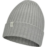 Buff Norval Knitted Beanie - Light Grey