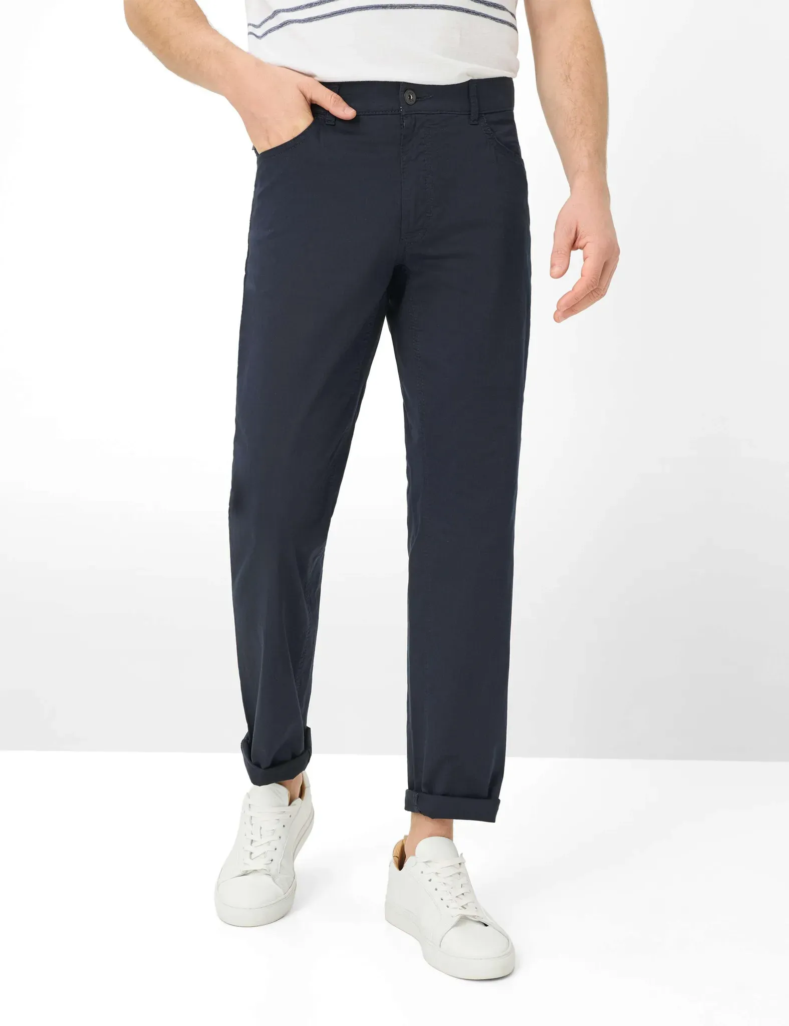 Brax Herren Five-Pocket-Hose Style COOPER NAVY, dunkelblau, Gr. 36/34