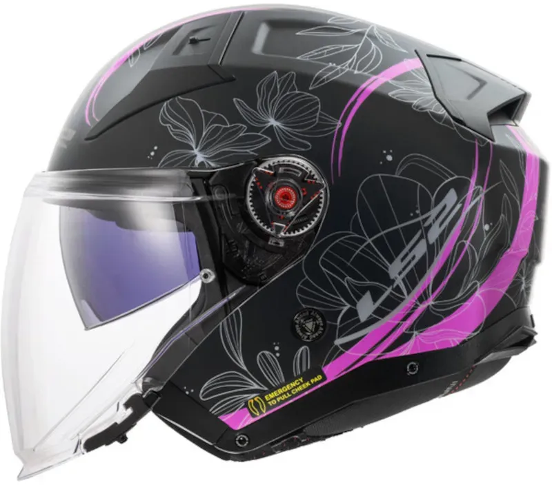 Ls2 Of603 Infinty Ii Lotus Matt/Schwarz/Pink XXL