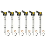 6X 0445115037 Injektor Audi, Volkswagen 3.0 TDI Bosch (0445115024, 0445115004, 0445115052)