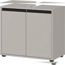KADIMA DESIGN Waschbeckenunterschrank 2 Türen 63 x 55 x 34 cm Grau
