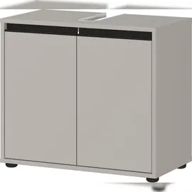 KADIMA DESIGN Waschbeckenunterschrank 2 Türen 63 x 55 x 34 cm Grau