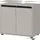 KADIMA DESIGN Waschbeckenunterschrank 2 Türen 63 x 55 x 34 cm Grau
