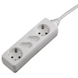 Hama 4-Way Power Strip with Child Protection