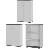 Germania Büromöbel-Set »GW-Profi 3.0« Set, 3 Stk. tlg., grau