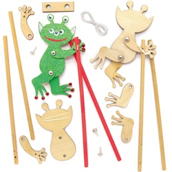 Holzfiguren Bastelsets Akrobat "Alien" (pro Set 3) Basteln mit Holz