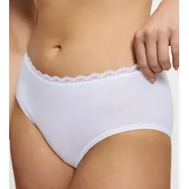 Triumph Feel Of Cotton Midislip 2 St. Weiß 46