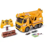 CARSON RC-Nutzfahrzeug MB Arocs Kranwagen CH RTR Gelb (500907666)