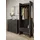 inn.furn Salud Garderoben-Set 180 x 189 x 37 cm Grau