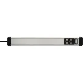 Brennenstuhl Steckdosenleiste 3 m Silber-Schwarz 6 St.