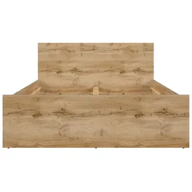 petits-meubles Bett Selma 140 x 200 cm Holz braun