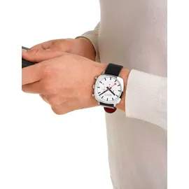Mondaine Cushion MSL.41410.LBV.SET Edelstahl 41 mm