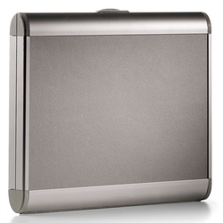 bwh Koffer  AZKR Etui 33 cm - Silber-grau