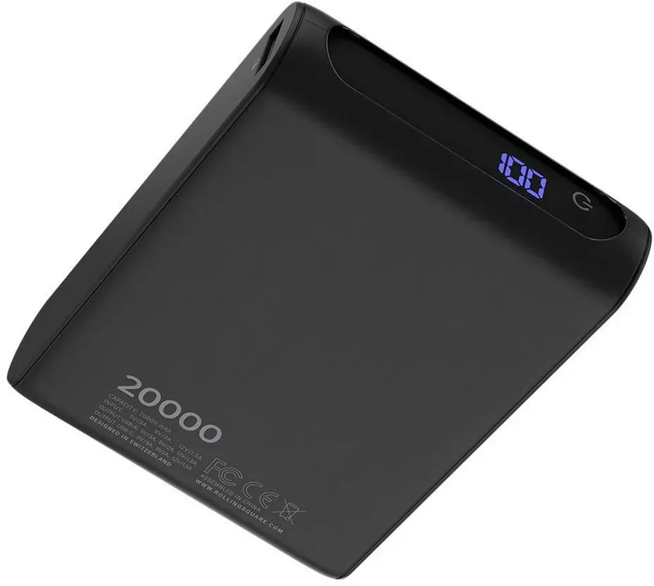 Rolling Square Powerbank 20000 mAh schwarz